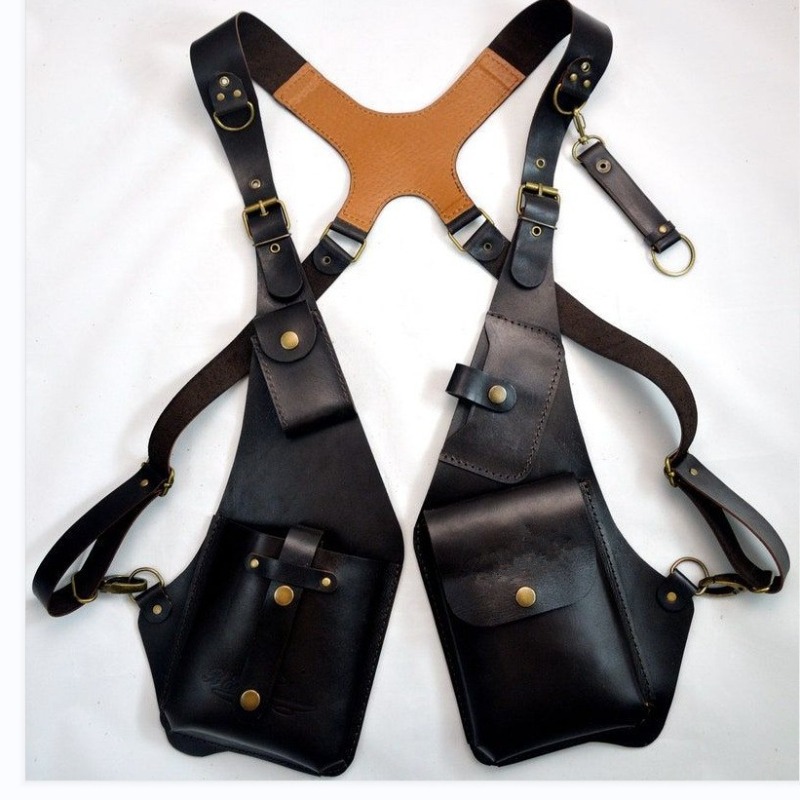Women Bags Leather - حقيبة كتف جلدية مربعة الشكل على