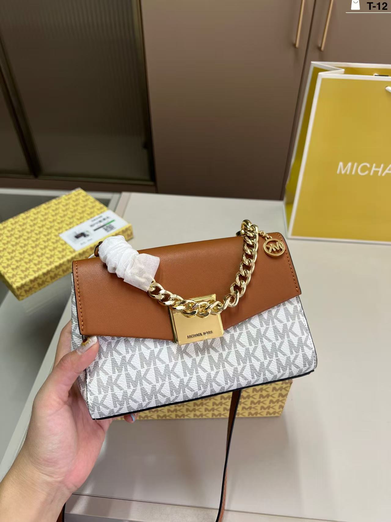 Women'S Bags Michael Kors - حقيبة كتف نسائية فاخرة جديدة تمامًا