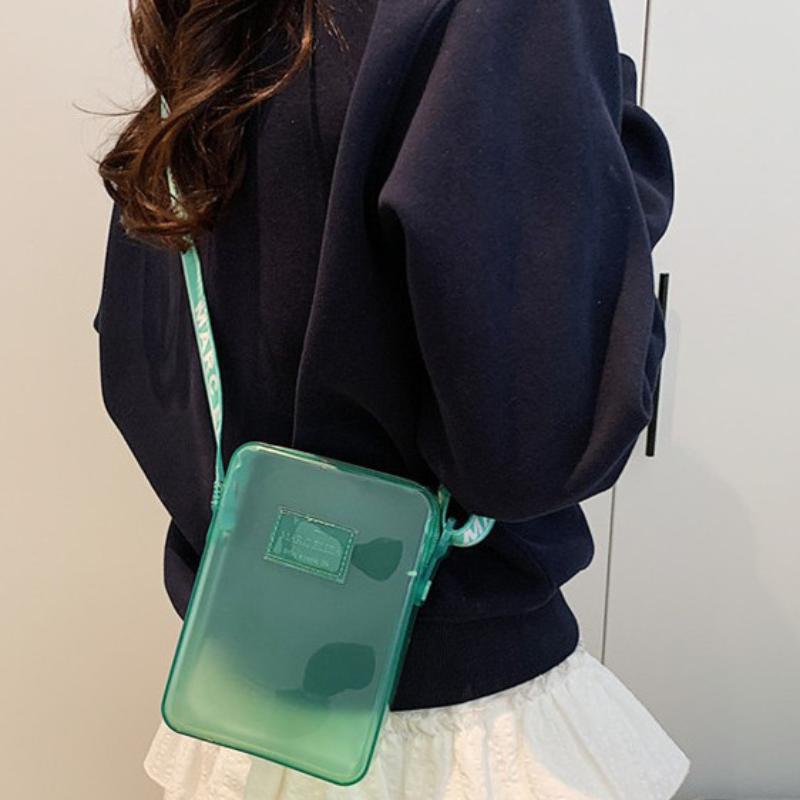 Women Bags Waterproof - حقيبة كتف شفافة عصرية جديدة من