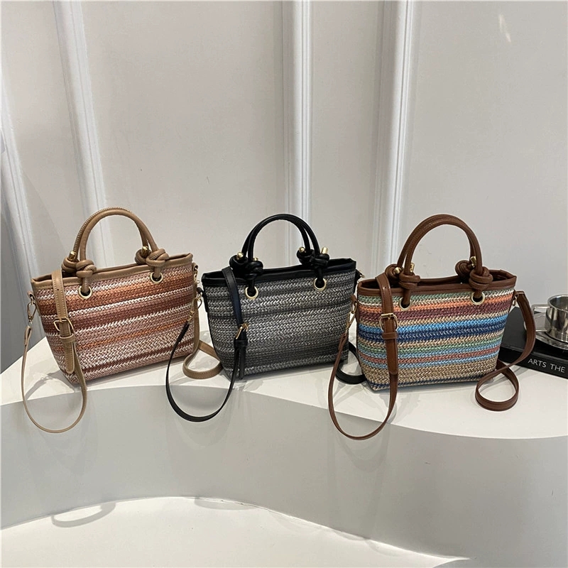 حقيبة يد نسائية منسوجة يدويًا، - مراجعة Women Handheld Bags وسعره