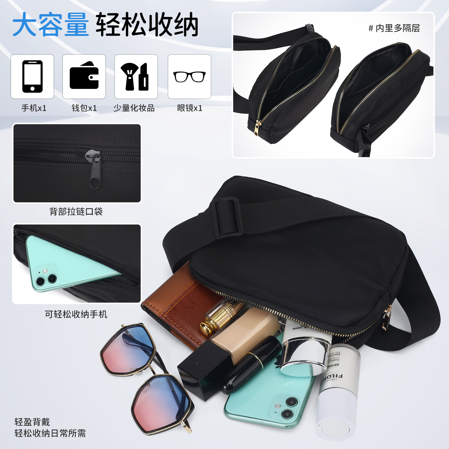 حقيبة خصر رياضية بتصميم علم في - مراجعة Women Bags Vietnam وسعره