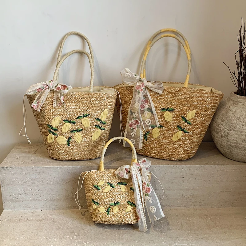سعة كبيرة حقيبة كتف الشاطئ مصم - مراجعة Women Bags Handmade وسعره