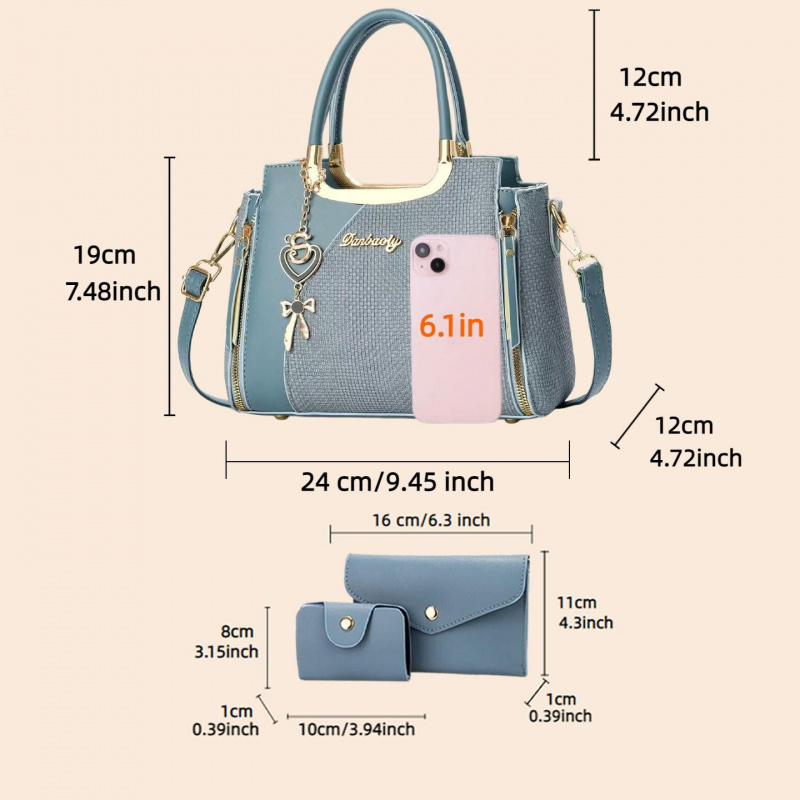 مجموعة حقائب يد أنيقة للنساء،  - مراجعة Women Bags Leather وسعره
