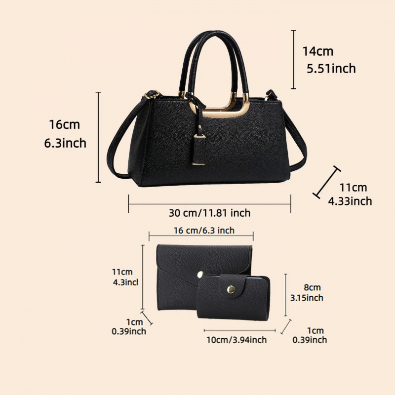 حقائب كتف من جلد البولي يوريثا - مراجعة Women Bags Leather وسعره