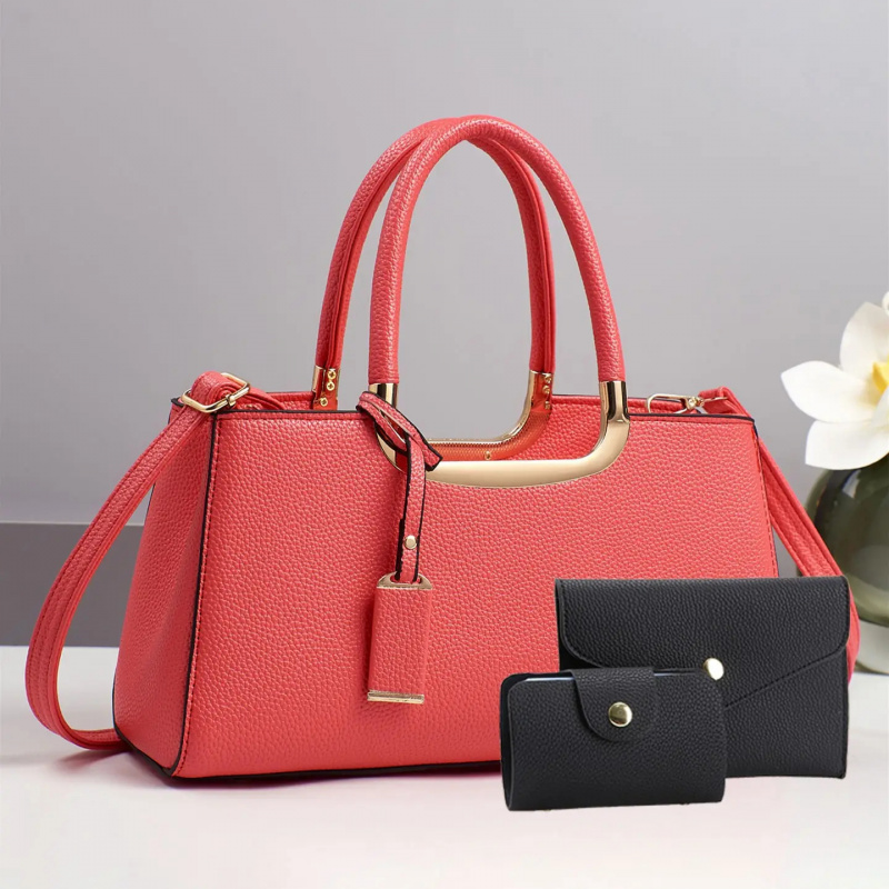 حقائب كتف من جلد البولي يوريثا - مراجعة Women Bags Leather وسعره