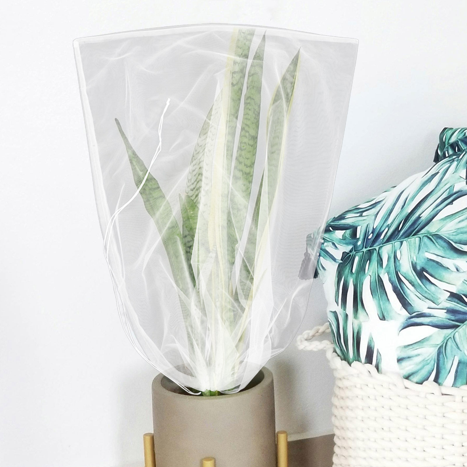 غطاء حماية للفواكه والأشجار وا - مراجعة Mesh Net Bag وسعره