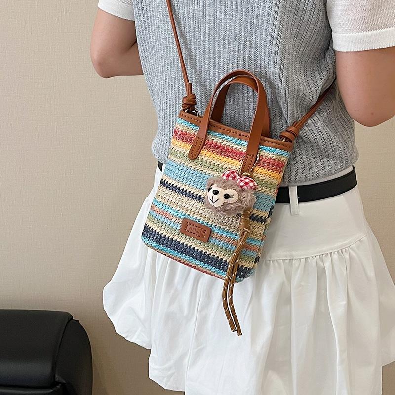 حقيبة محبوكة يدويًا - طقم للمب - مراجعة Women'S Retro Bags وسعره
