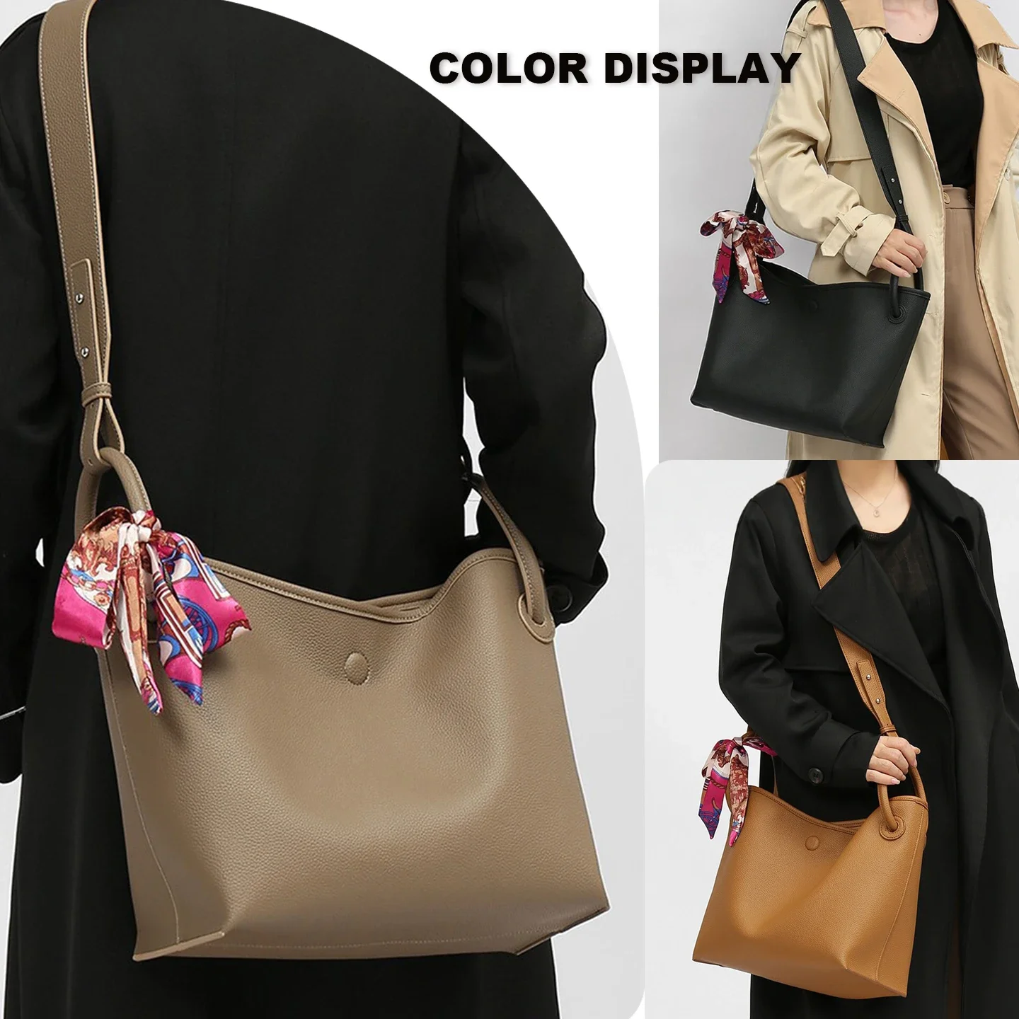 حقيبة يد نسائية فاخرة عالية ال - مراجعة Women Bags Leather وسعره