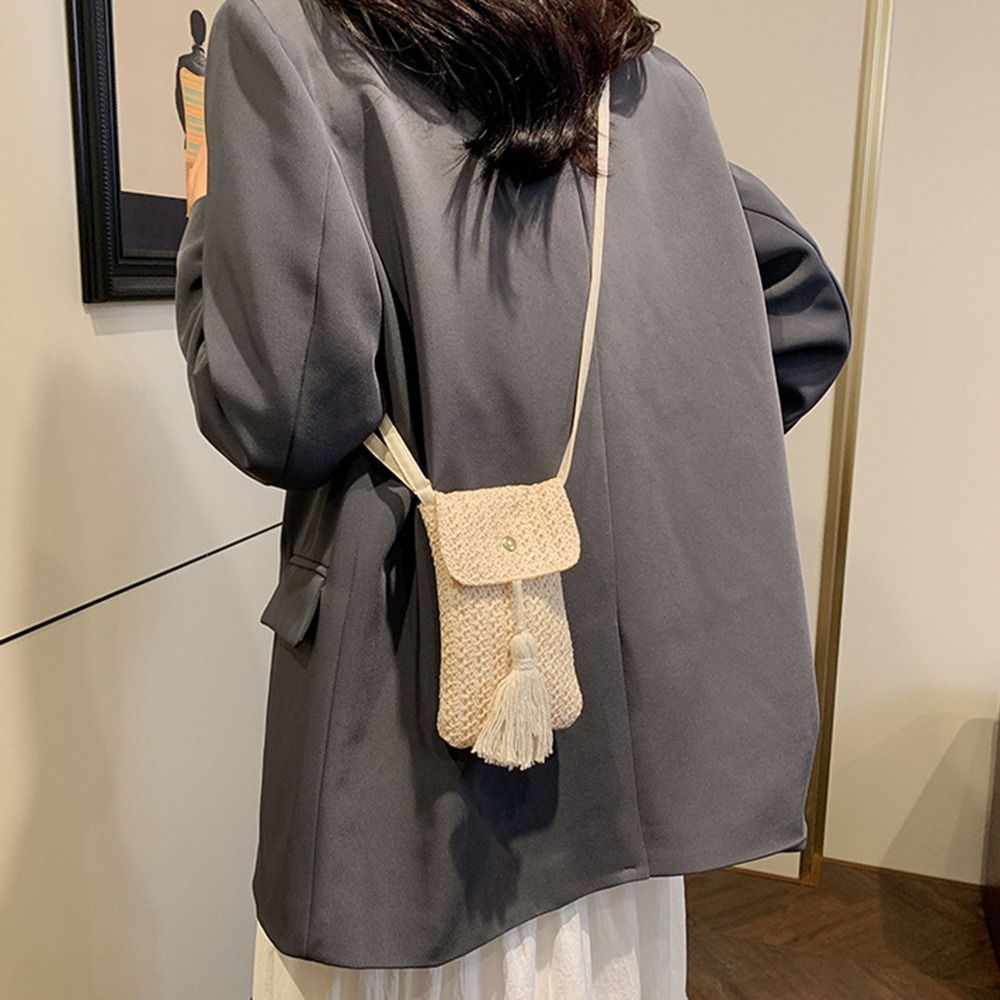 حقيبة يد نسائية محمولة منسوجة  - مراجعة Women Bags Handmade وسعره