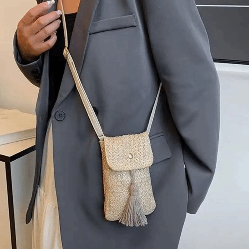 حقيبة يد نسائية محمولة منسوجة  - مراجعة Women Bags Handmade وسعره