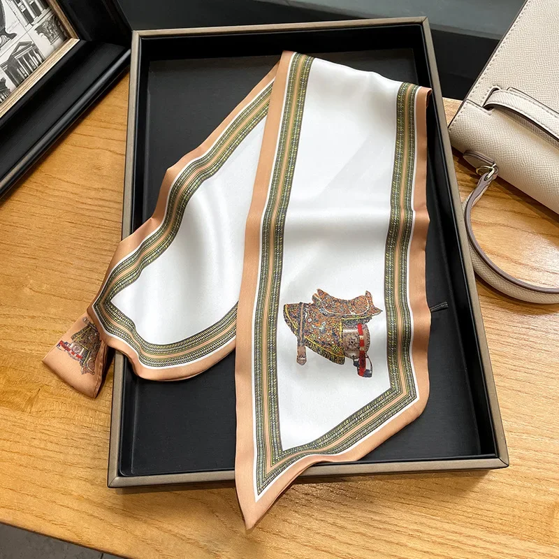 وشاح حريري نحيف مطبوع عتيق للن - مراجعة Women'S Retro Bags وسعره