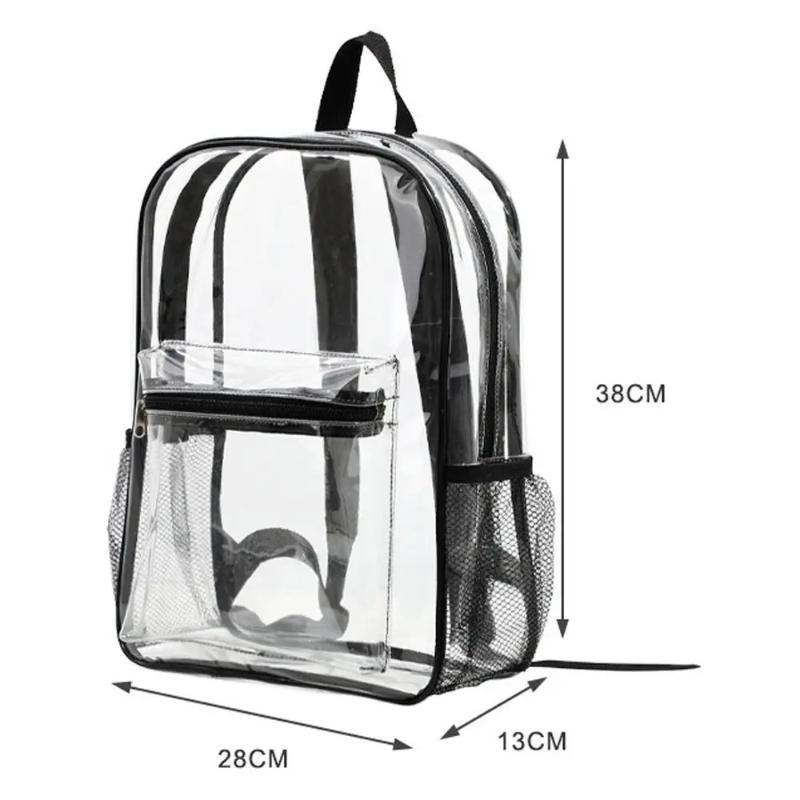 حقيبة ظهر شفافة من البولي فيني - مراجعة Women Bags Waterproof وسعره