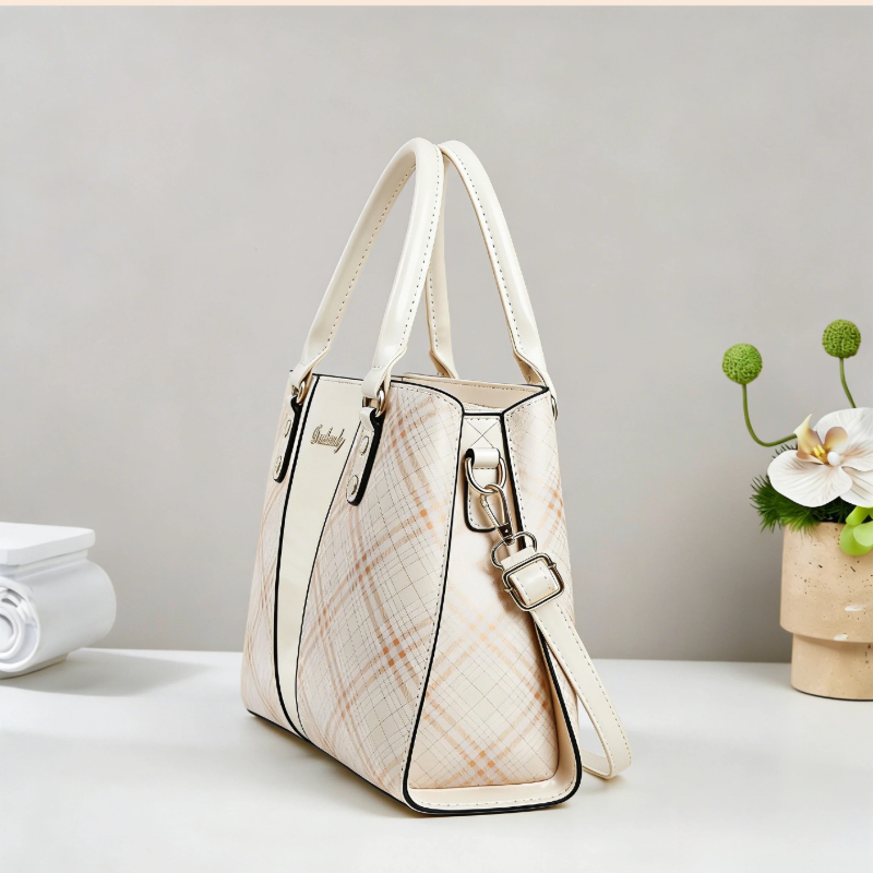 طقم حقائب نسائية من 3 قطع بتصم - مراجعة Women Bags Leather وسعره