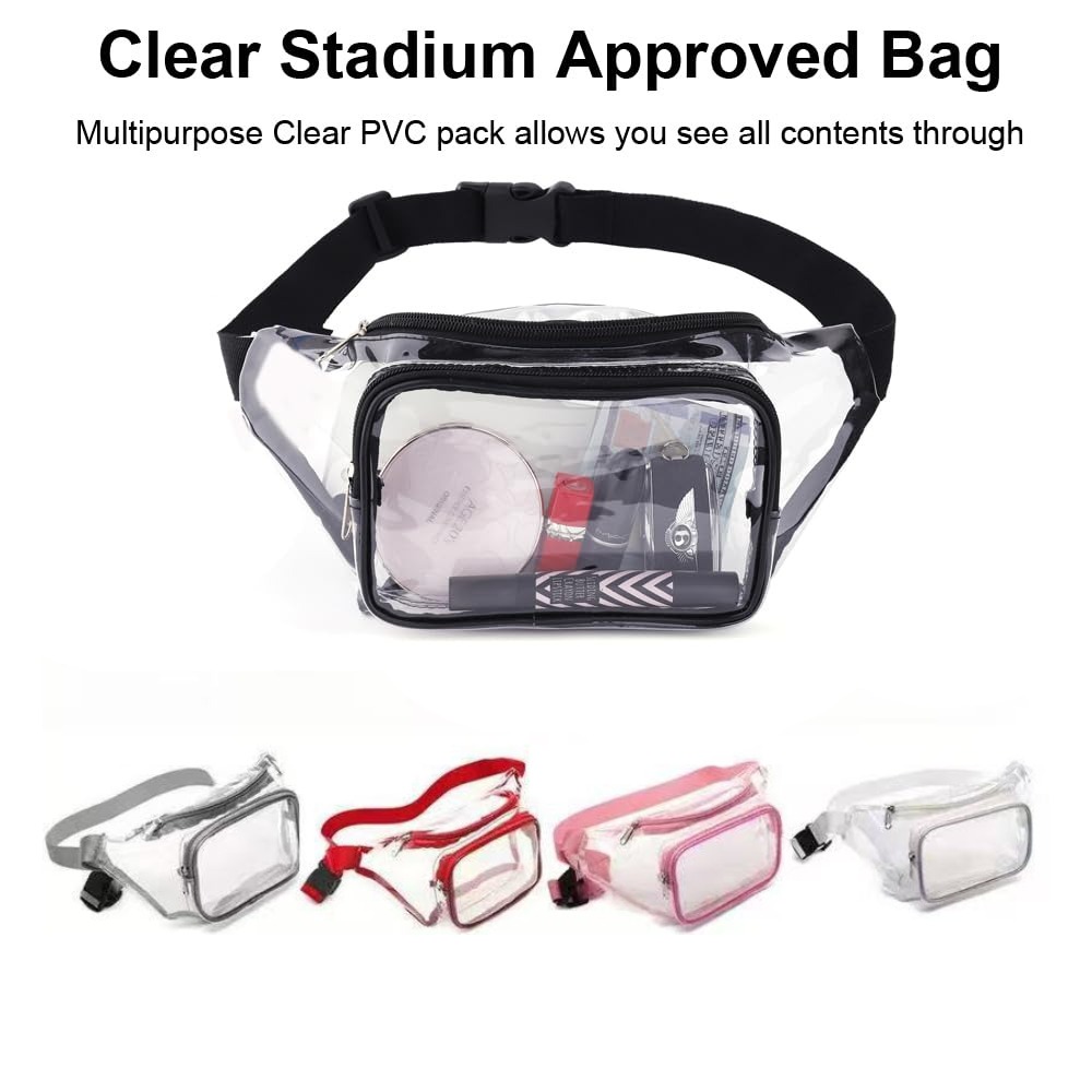 حقيبة خصر شفافة من البولي فيني - مراجعة Women Bags Waterproof وسعره