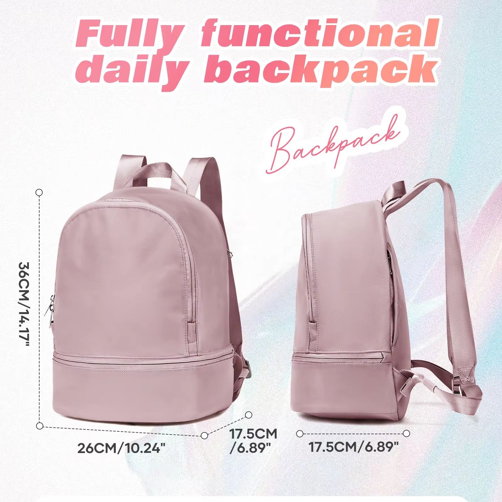 حقيبة للنساء، حقيبة ظهر رياضية - مراجعة Women Bags Waterproof وسعره