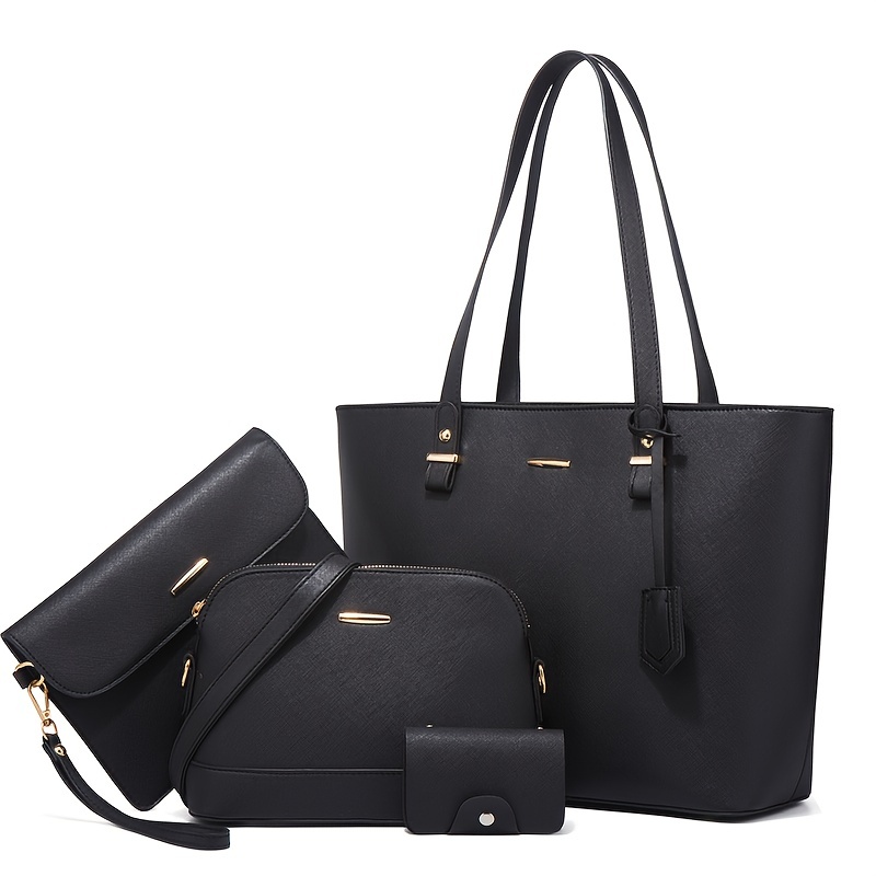 4 قطع أزياء المرأة حقيبة مجموع - مراجعة Women'S Retro Bags وسعره