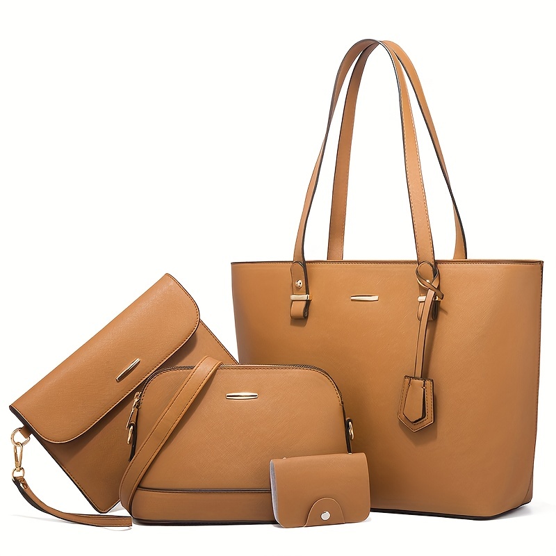 4 قطع أزياء المرأة حقيبة مجموع - مراجعة Women'S Retro Bags وسعره