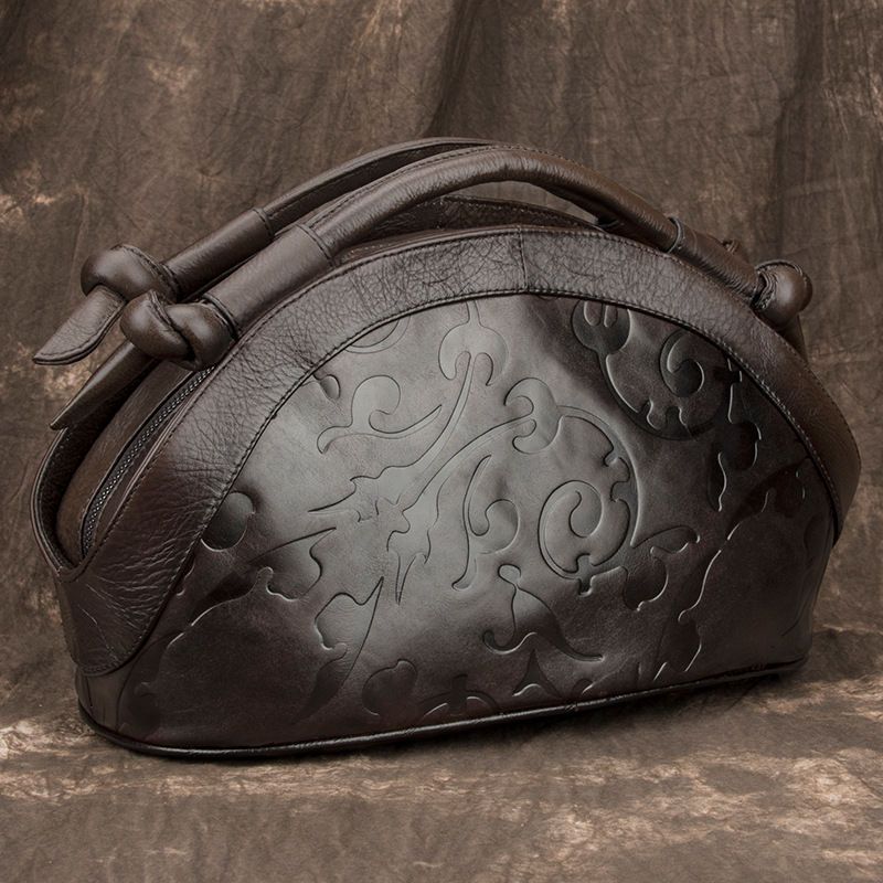 حقيبة جلد بقر طبيعي فاخرة بتصم - مراجعة Women Handheld Bags وسعره