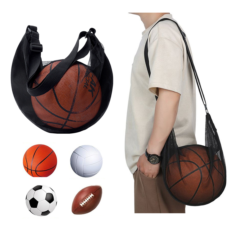 حقيبة كرة واحدة بحزام ورباط سح - مراجعة Mesh Net Bag وسعره
