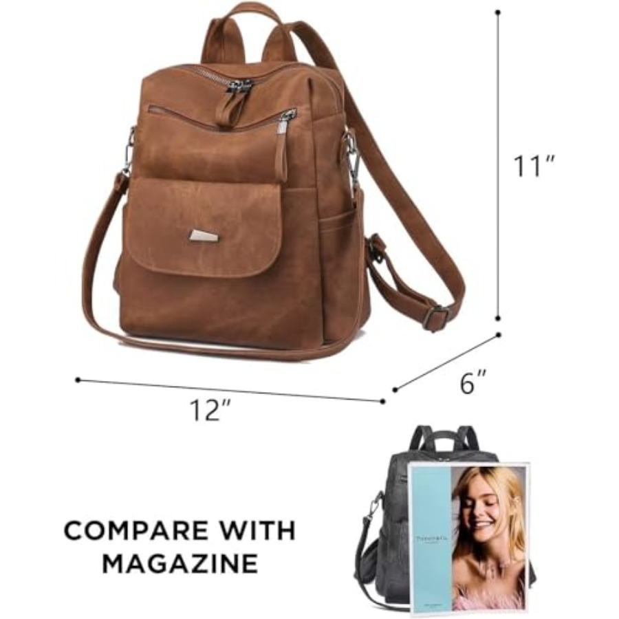 حقيبة ظهر من الجلد الصناعي للن - مراجعة Women Bags Leather وسعره